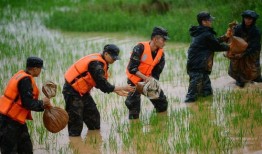 重庆多地发生洪涝武警官兵多路出击展开救援